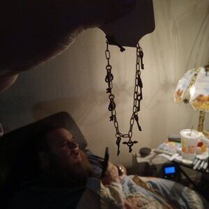 Vintage style keys charm bracelet